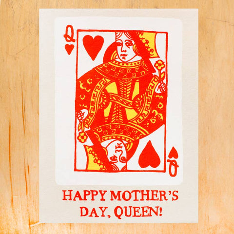 Mom Queen Greeting Card