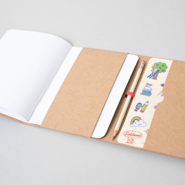 B6 Foldeeo Notebook Folio - Big Gingham