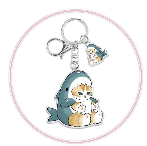 Mofusand Cute Acrylic Charm Keyrings