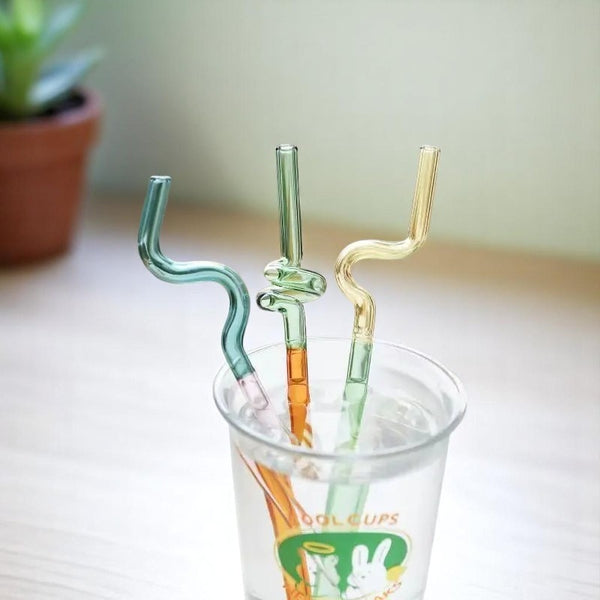Artistry Style Glass Straws