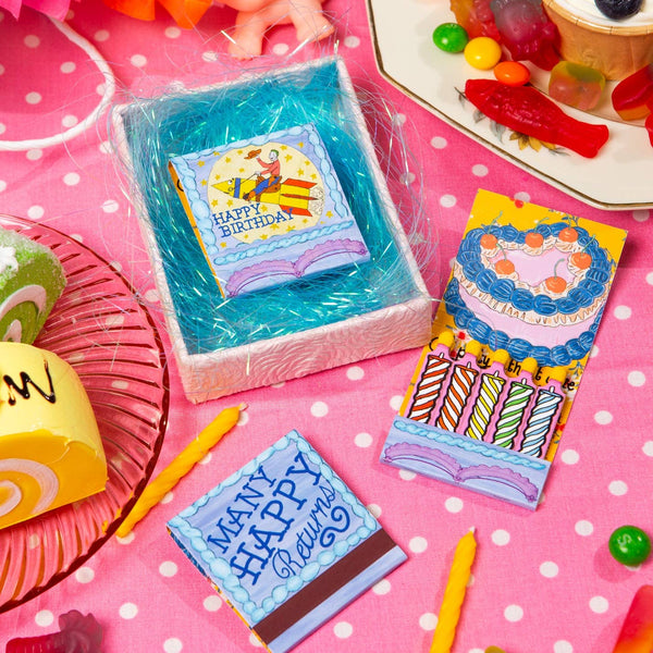 Birthday Cake Matchbook