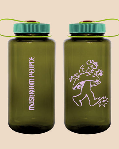 Mushroom People Water Bottle