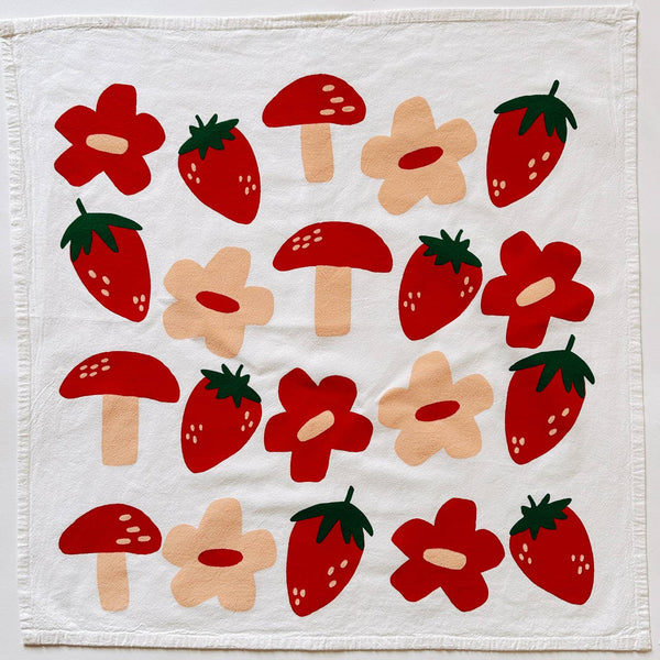 Berry Shroom Tea Towel