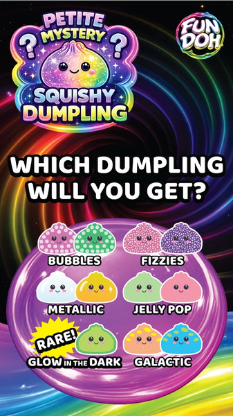 Fun Doh Petite 2.5" Mystery Dumpling Squishy Toy