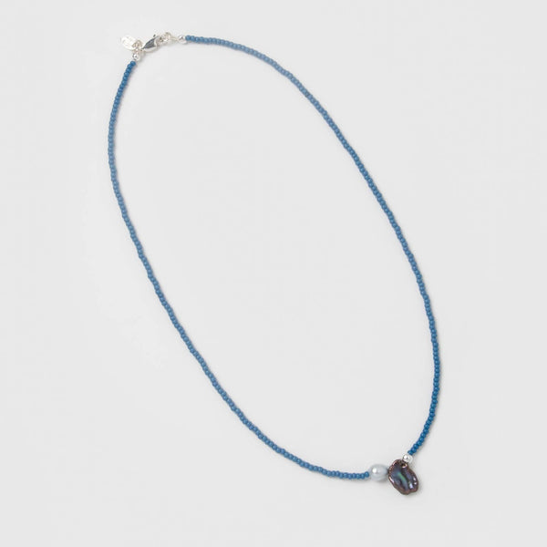 Addison Necklace in Blue