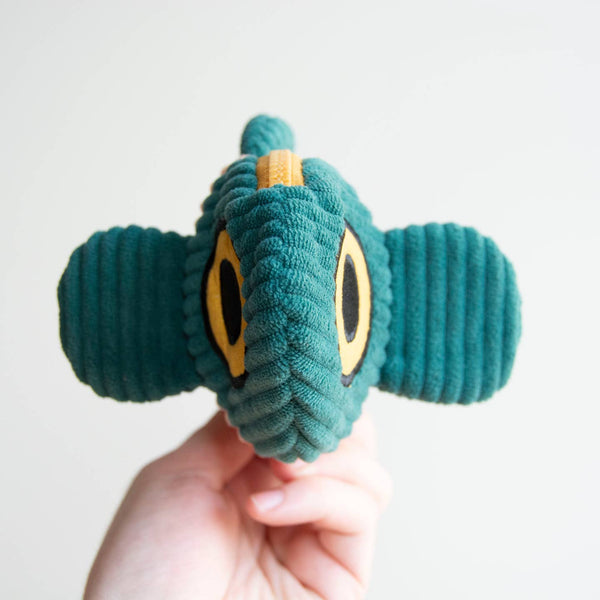 The Fish Pouch - Coral/Dark Green