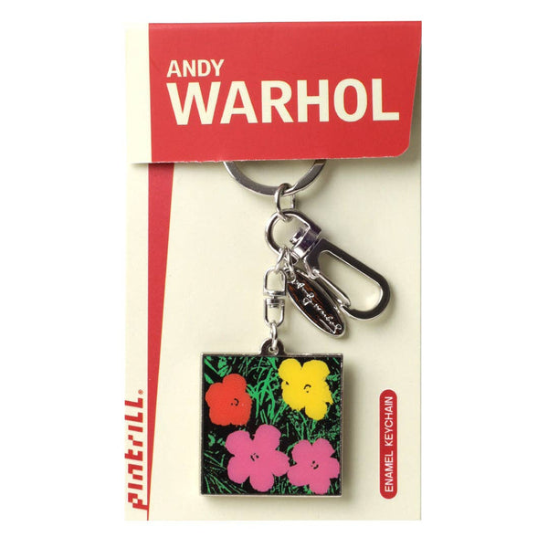 Warhol Metal Flowers Keyclip