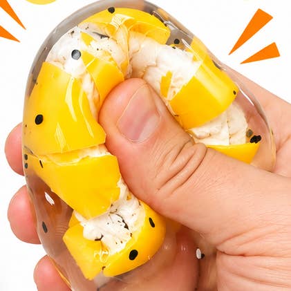 Egg Yolk Cracking Ball – Crunchy Squishy