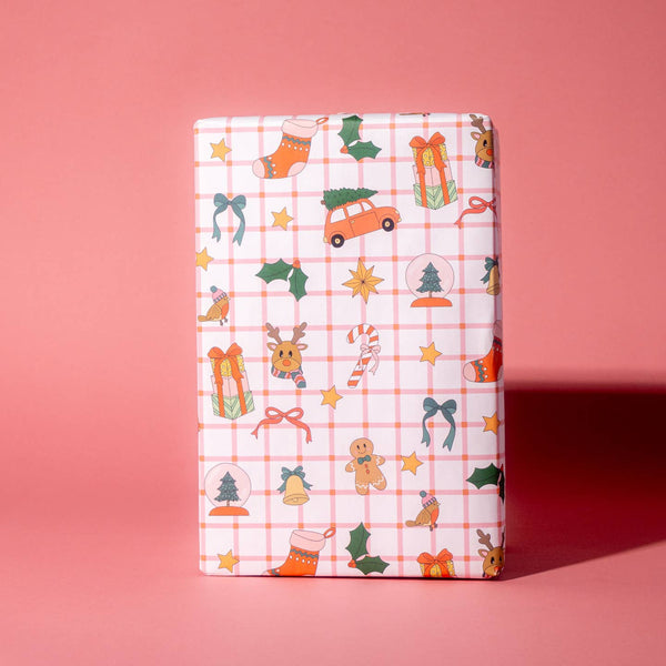 Christmas Icons Gift Wrap Rolls