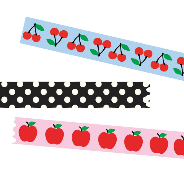 Apple Washi Trio Gift Pack
