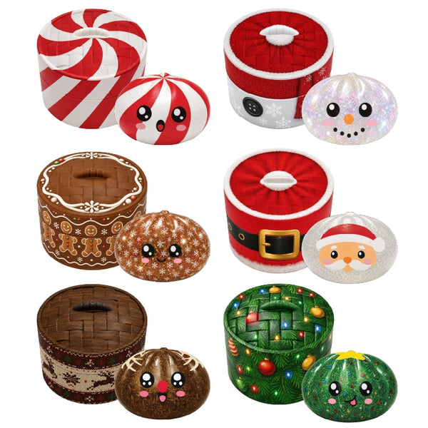 Fun Doh Mini Christmas Dumpling Squishy Toy