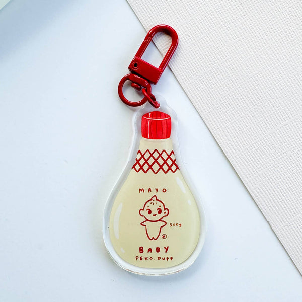 Kewpie Mayo Acrylic Keychain