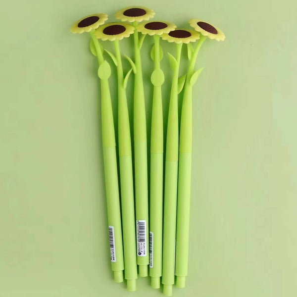 Sunflower Flower Wiggle Gel Pen