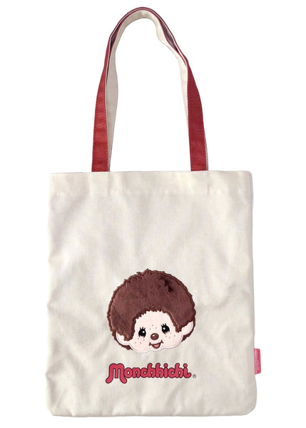Monchhichi-Kun Face Canvas Tote