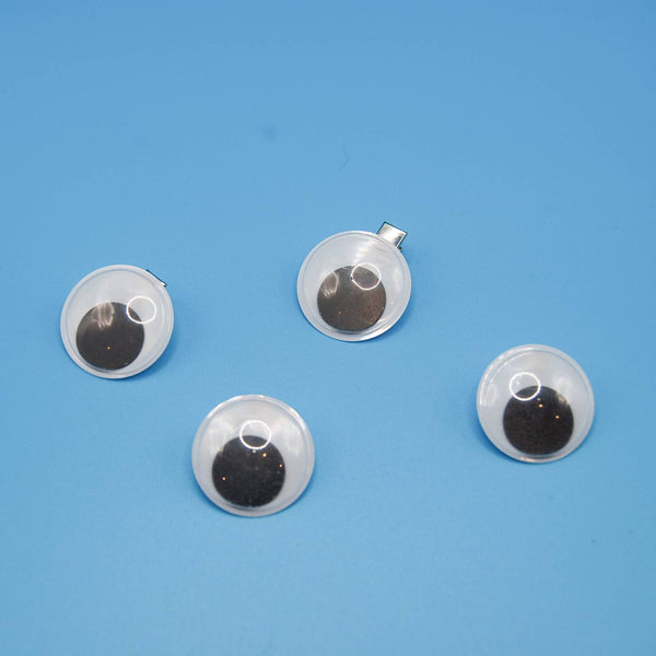 Upcycled Googly Eye Hair Clip Set