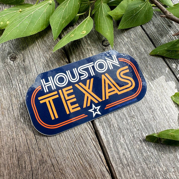 Houston Lines Sticker