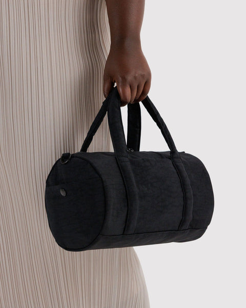 Nylon Duffle Bag - Black