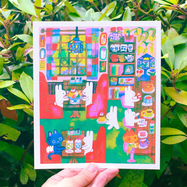 'Afternoon At the Kissaten' Art Print