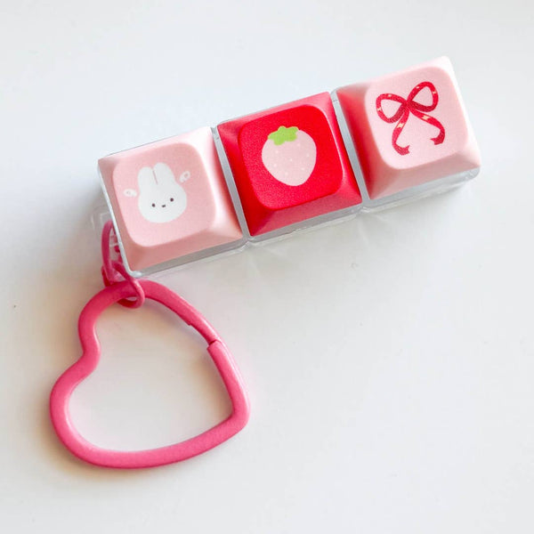 Coquette Clicky Fidget Keychain