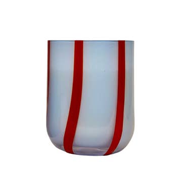 Atina Striped Tumbler - Blue