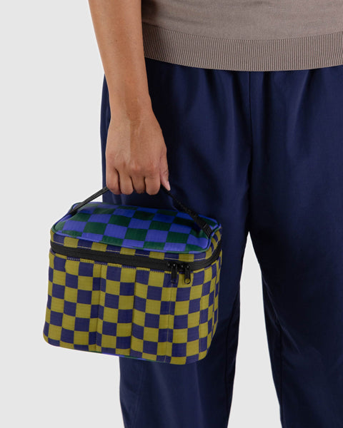 Puffy Lunch Bag - Jewel Checks