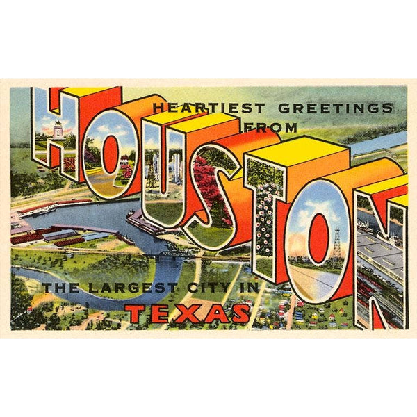 Heartiest Houston, TX Postcard - 266