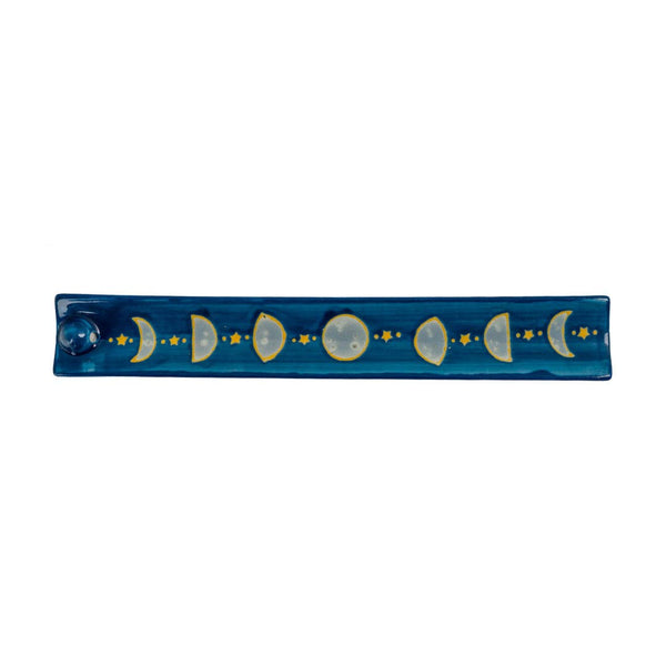 Handpainted Ceramic Incense Holder - Moon Phase