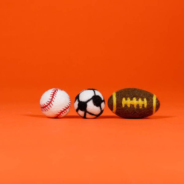 Set of Sports Balls Cat Toys