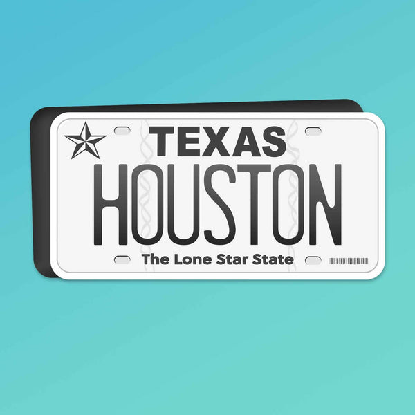 HTX License Plate Magnet
