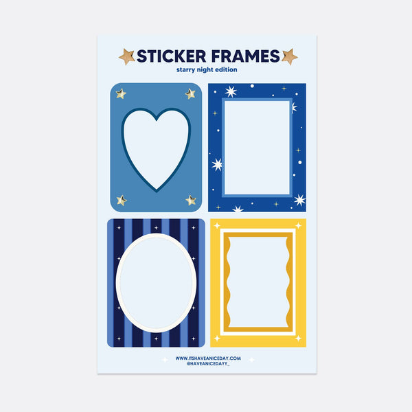Sticker Frames- Starry Night Edition