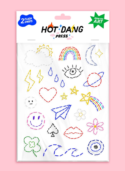 Charms Embroidery Sheet Set