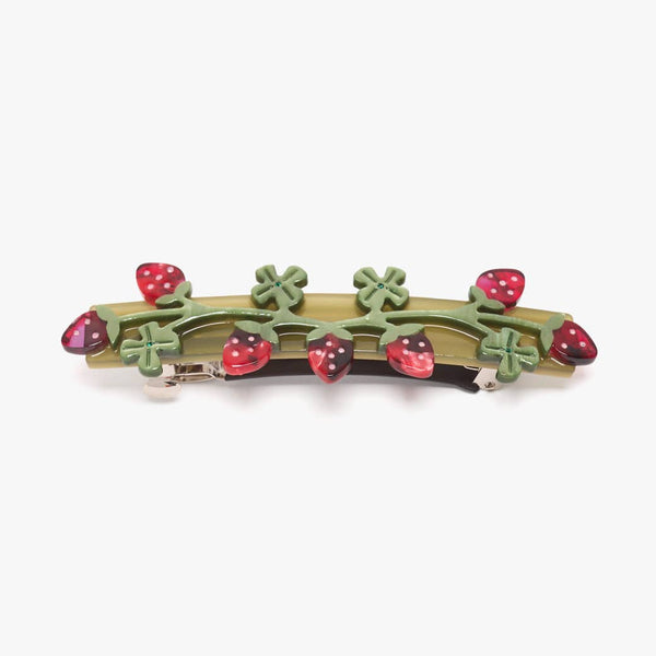 Wild Strawberry French Barrette