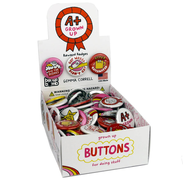 A+ Grown Up 1.25" Buttons