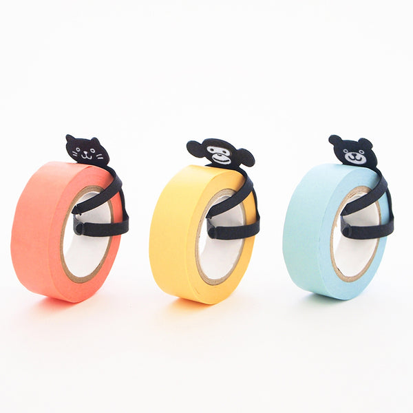 Hug Washi Tape Dispenser - Black Cat