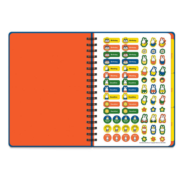 Undated Tri-Tab Planner Classic Miffy