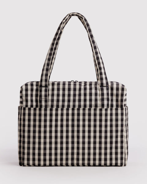 Cloud Carry-On - Black and Cream Gingham