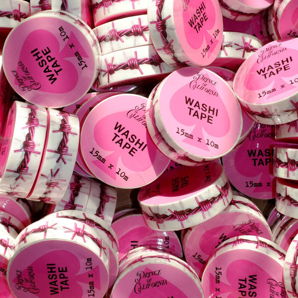 Pink Barbed Wire Washi Tape