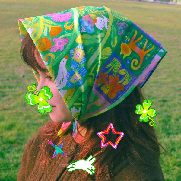 'Meet Me in the Garden' Multi-Use Cloth