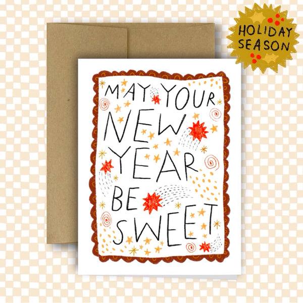 May Your New Year Be Sweet Holiday Card