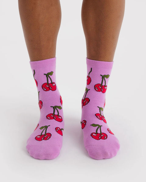 Crew Socks - Cherries