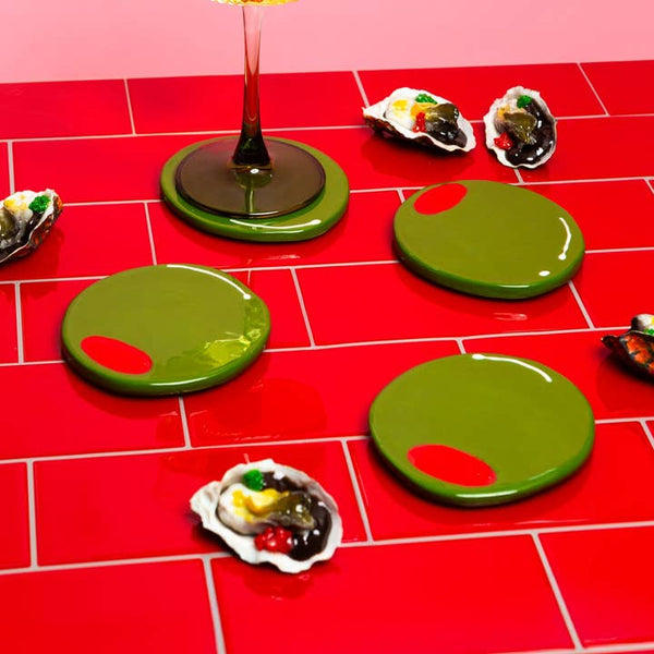 Olive Coasters