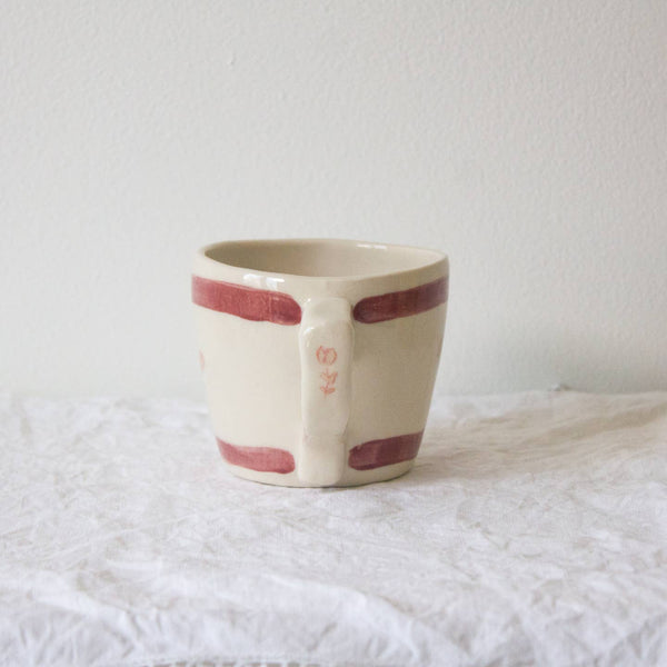 Hyacinth Mug - Raspberry