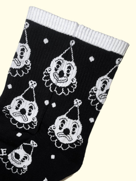Clown Print Cotton Socks