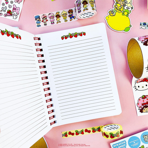 Strawberry Patch Friends Spiral Notebook