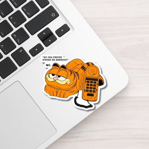 Garfield Phone Sticker