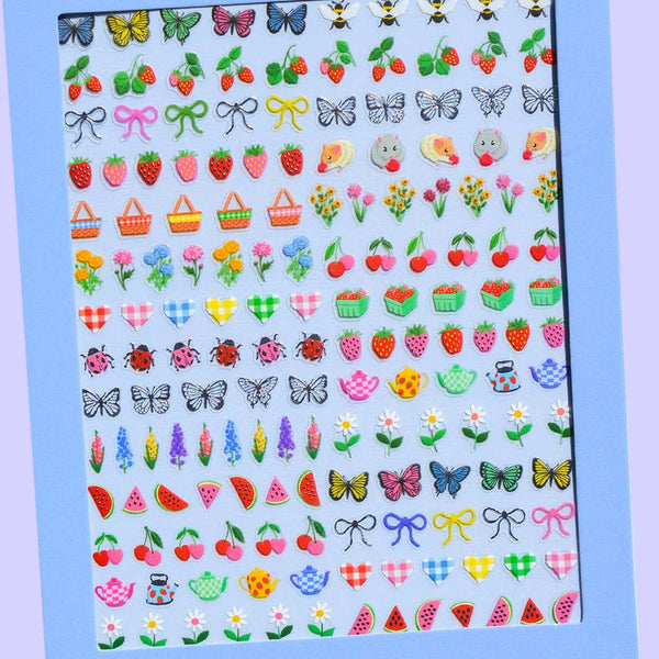 Nail Art Stickers - Berry Patch