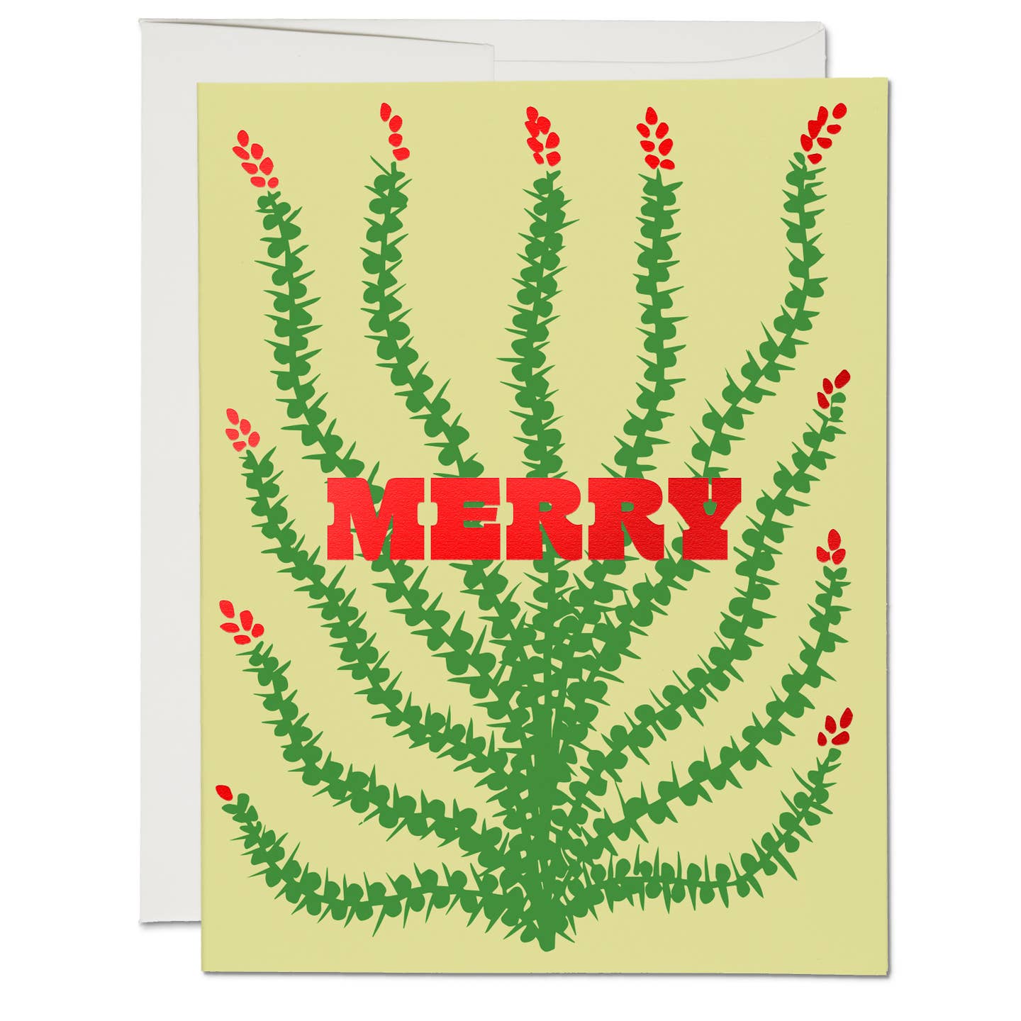 Holiday Cactus Holiday Greeting Card