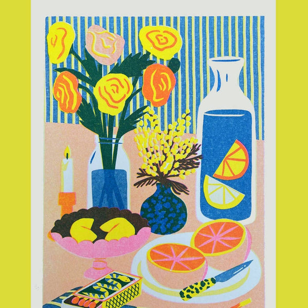 Still Life 1 Riso Mini Print
