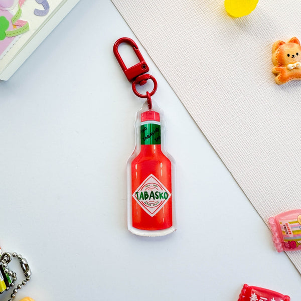 Tabasco Hot Sauce Acrylic Keychain