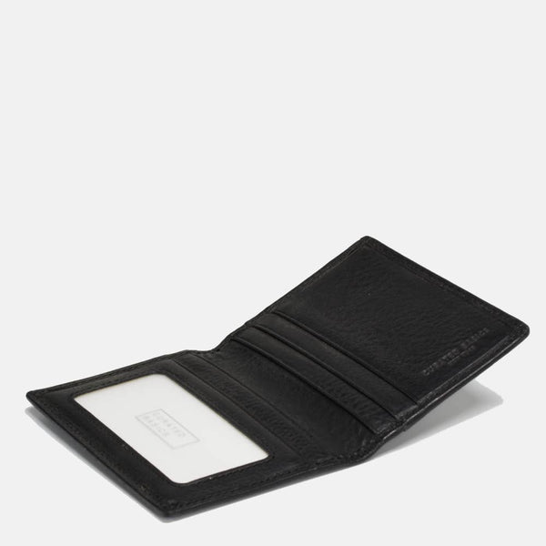Slim Bi-Fold Wallet - Black